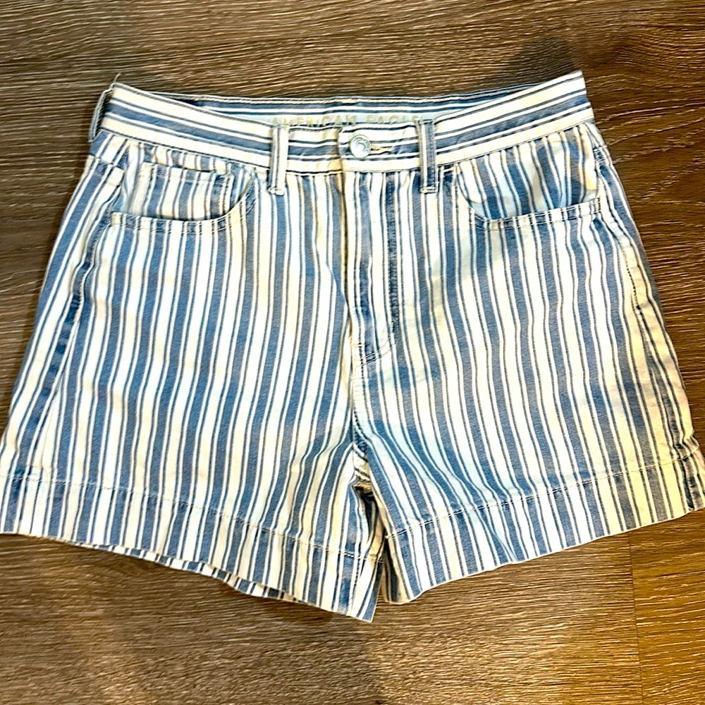 American Eagle striped shorts